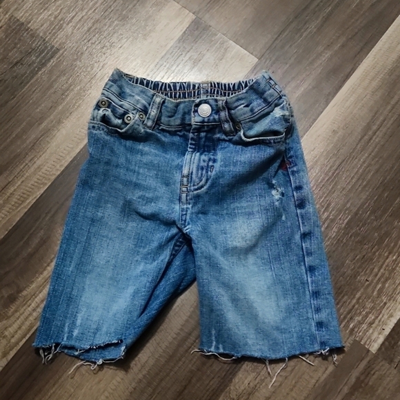 AMERICAN Living Unisex Denim Distressed Shorts Size 18mo - Picture 1 of 4